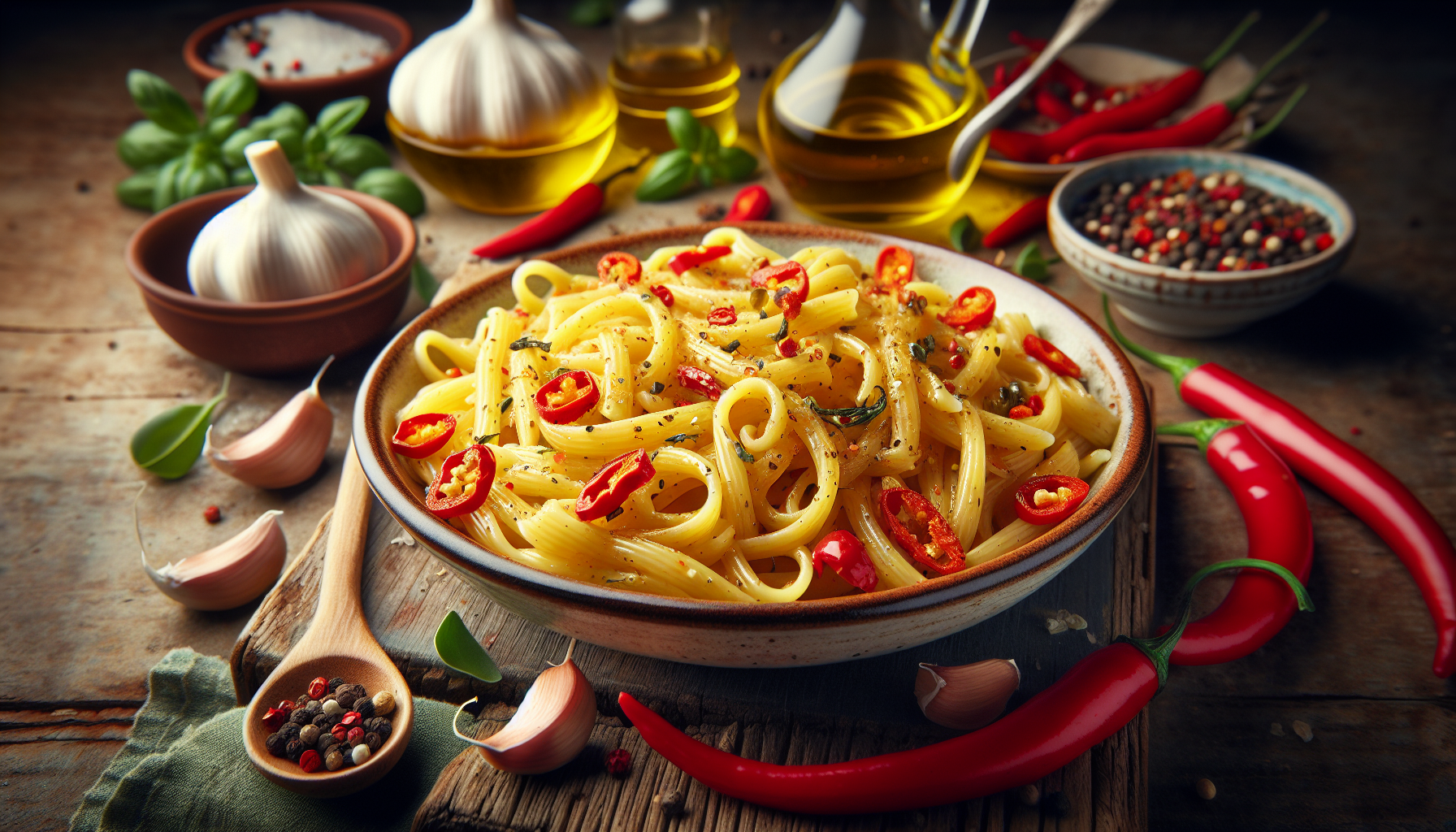 pasta aglio olio e peperoncino